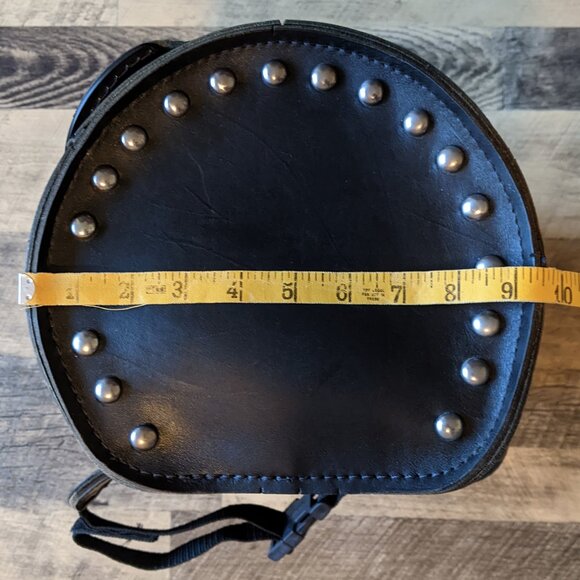 Harley Davidson Heritage Softail Leather Touring Bag Black Saddlebag - Picture 13 of 14